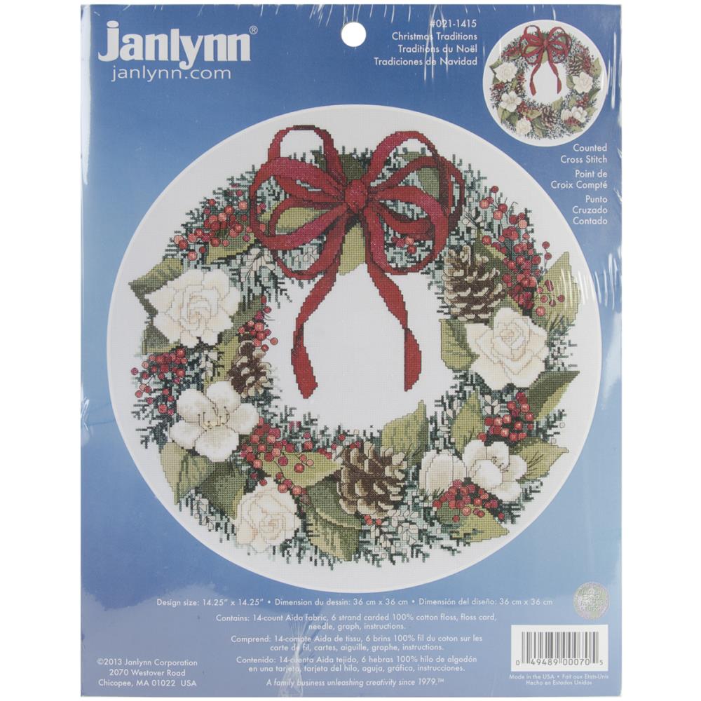 (image for) Christmas Traditions Counted Cross Stitch Kit